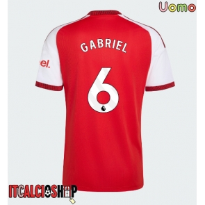 Arsenal Gabriel Magalhaes #6 Prima Maglia 2026-27 Manica Corta Arsenal Gabriel Magalhaes #6 Prima Maglia 2026-27 Manica Corta